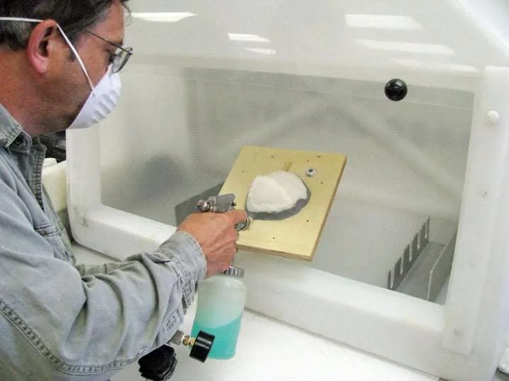 Spraying PVA Release